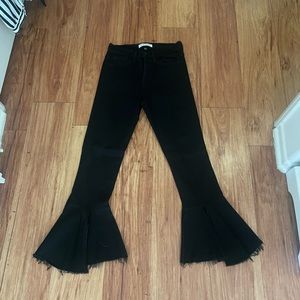 Black flair jeans